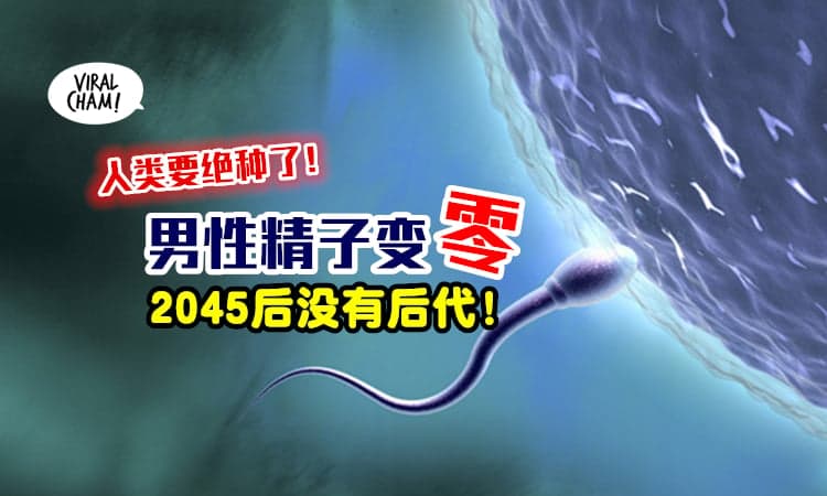 【人类濒临绝种！】研究显示：男性精子数量恐『2045年降至0』⚡ 元凶就是它！