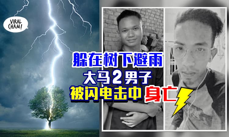【千万别这样做!】下雨天躲在树下避雨, 2年轻人「被闪电击中」双双丧命!