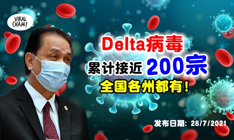 【累计接近200宗了！】我国再增10宗Delta病例⚡全国各州皆有病例！