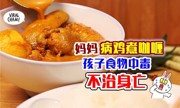 【不可以乱吃‼】妈妈「杀病鸡」煮咖哩⚡ 2个孩子吃了中毒身亡！