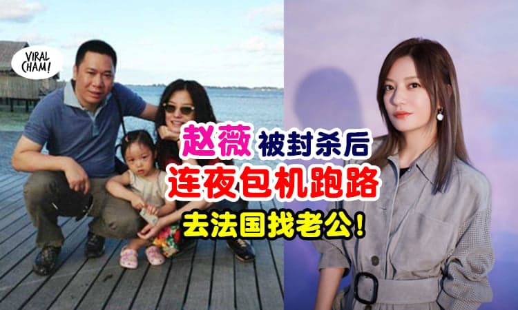 【网友目击+爆料⚡】赵薇被封杀后『漏夜包机逃去法国』跟老公会合?! 她浮出水面了！
