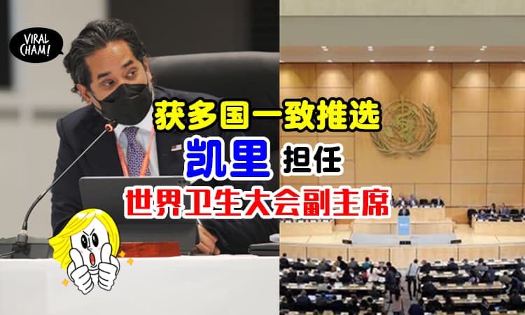 【为国争光！】卫生部长凯里获被成员国一致推选✨担任「世界卫生大会副主席」！