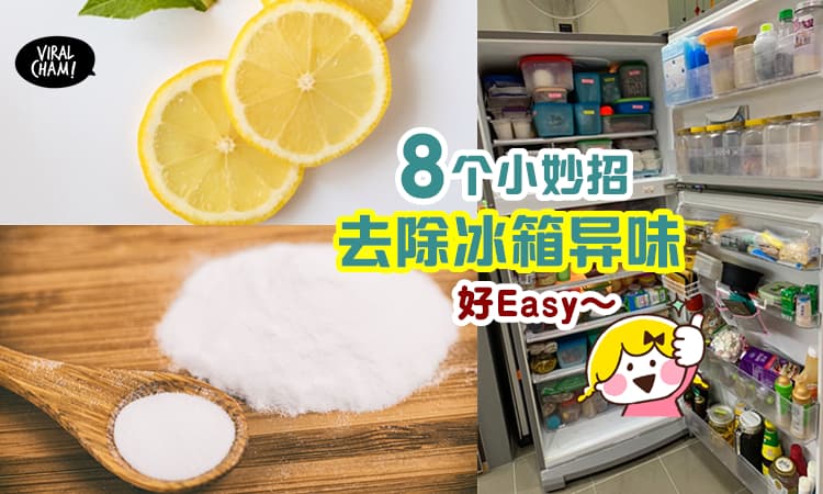【冰箱不再臭臭~】你一定要知道的8个除异味小妙招✨ 清理更Easy