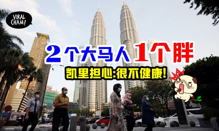 【2个人就有1个人肥胖!】马来西亚被视为不健康国家🔥 凯里：我也Gemuk