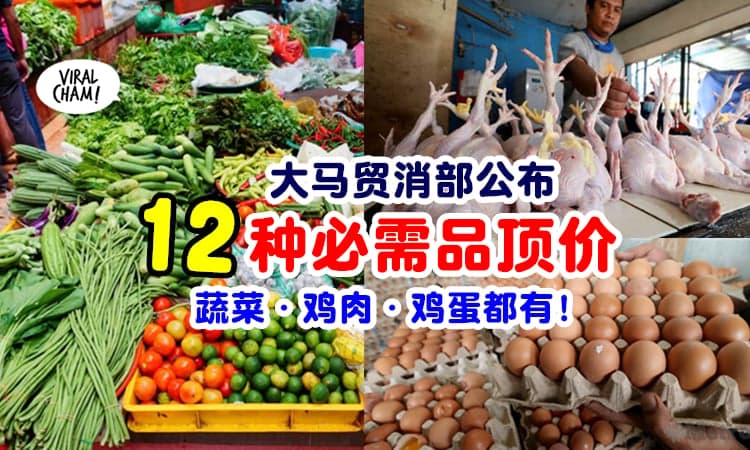 【Set好顶价了⚡】大马贸消部公布『12种必需品顶价』不可售卖超过这些价格！