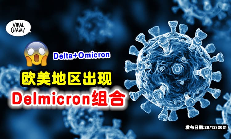 【Delta+Omicron😱】外媒 : 欧美出现Delmicron组合⚡ 感染症状或更严重！