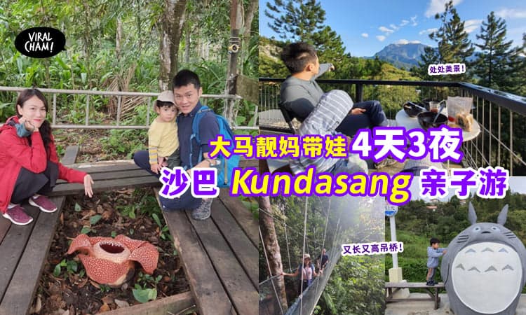 【Go!Go! 大马小纽西兰✈】前空姐美妈妈分享沙巴 Kundasang 4天3夜亲子游🐏挑战又长又高树顶吊桥！