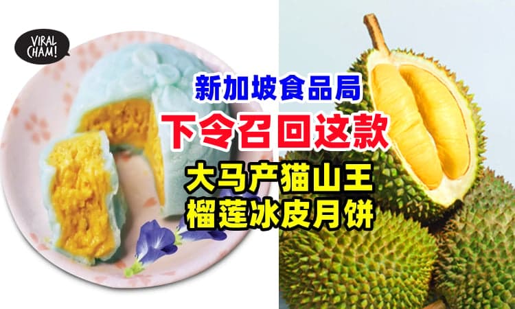 【有买这款月饼的人注意⚡】大马产猫山王冰皮月饼『大肠杆菌超标』被召回❗