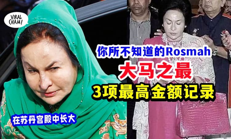 【Rosmah背景曝光💥】和皇室贵族一起长大, 是大马拥有最多爱马仕的女人❗️