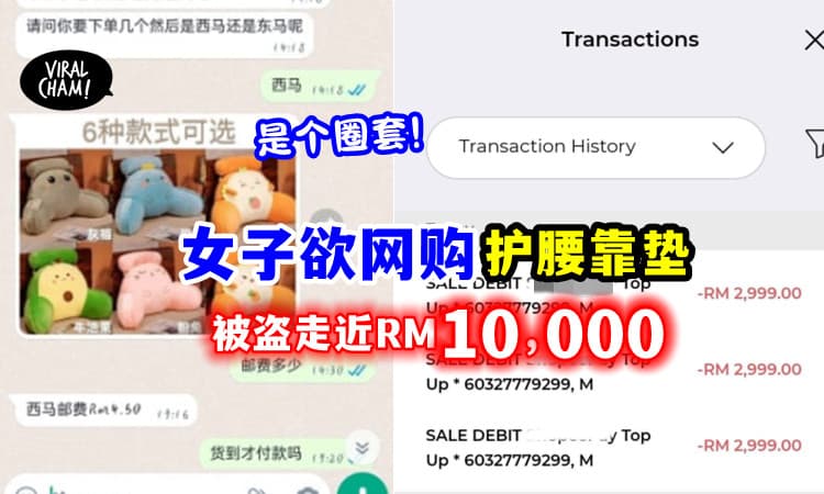 【买车钱没了❗️】大马女子「网购坠诈骗圈套」近RM10,000储蓄被盗光⚡