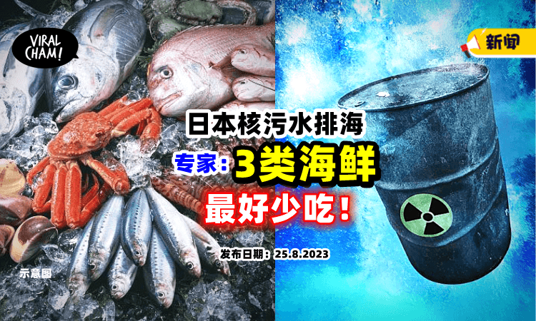 【日本核污水入海❗️】专家呼吁这『3种水产』以后少吃为妙⚡