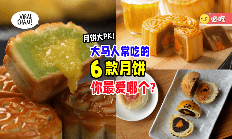 【月饼大PK！】中秋节就要吃Moon Cake✨大马常见「6款月饼」哪款是你的最爱❓