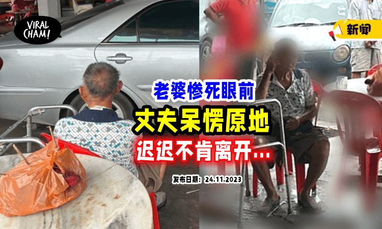 【从此天人永隔😭】妻子突然「惨死眼前」老翁呆愣原地，迟迟不肯离开❗️