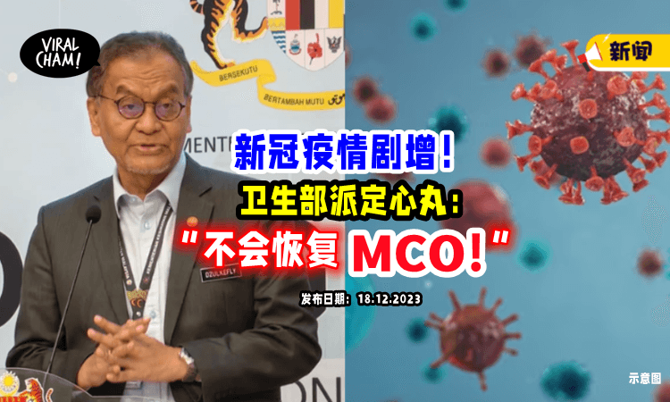 【不恢复MCO❌】Covid-19病例剧增，卫生部强调「不重启行动管制令」⚡