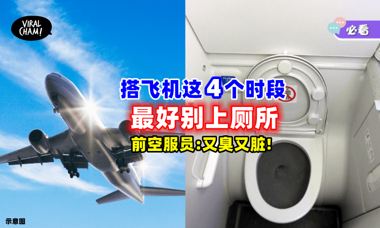 【“这时段又臭又脏🤢”】前空服员劝搭飞机上厕所✈️ 避开这「4个时间点」