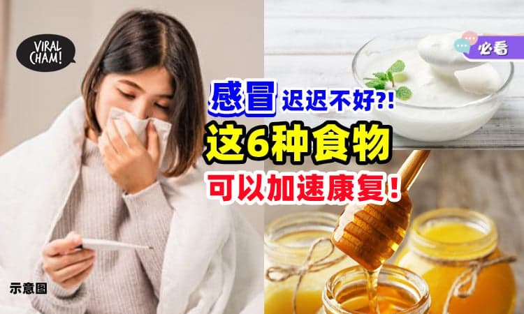 【感冒迟迟未好⁉】营养师建议「吃这6种食物」可以加速康复👍 增加免疫力！