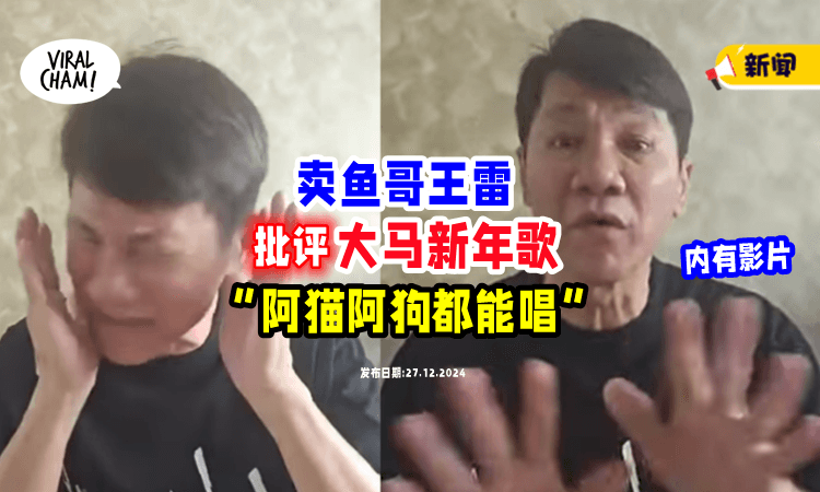 【“真的很神奇”】王雷批评「大马新年歌文化⚡」表示：阿猫阿狗都能唱 (内有影片)