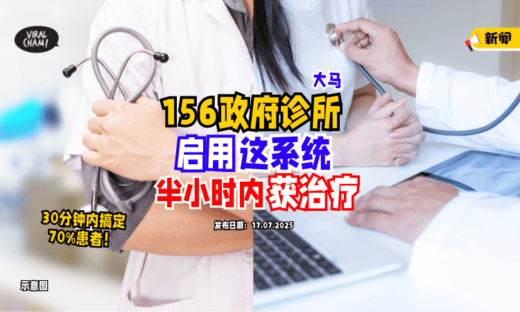 【30分钟就可就医❗️】大马156政府诊所启用「这系统⚡️」半个小时内Settle 70%患者！