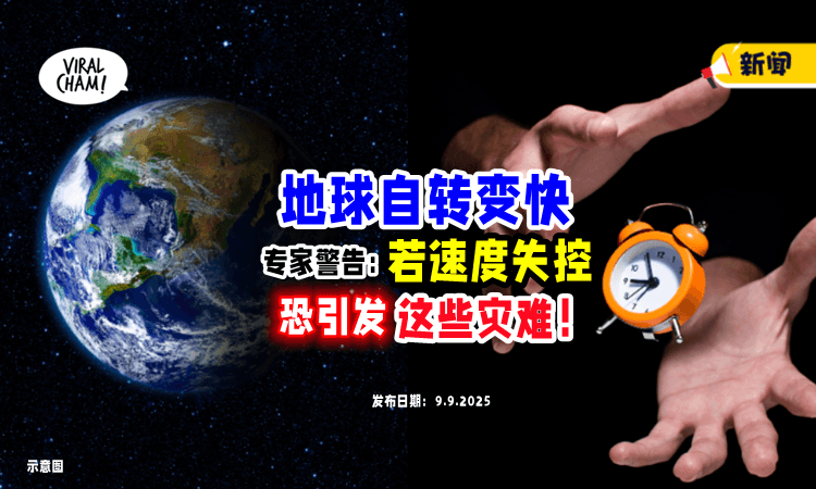 【要变天了❓】地球自转加速⚡ 专家警告：若速度失控恐引发「这些灾难」