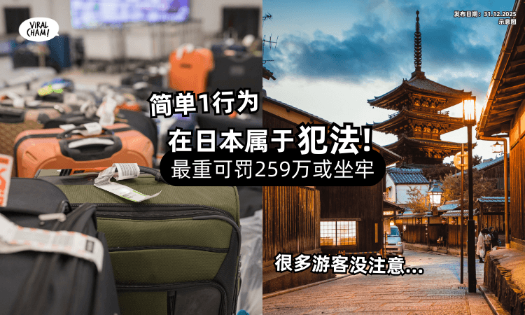 【很习以为常的动作】在日本属于犯法⚡ 当心踩红线「最重可罚259万」或坐牢❗
