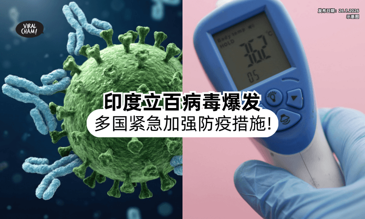 【出国小心❗】印度致命「立百病毒」爆发⚡ 多国紧急加强防疫措施！