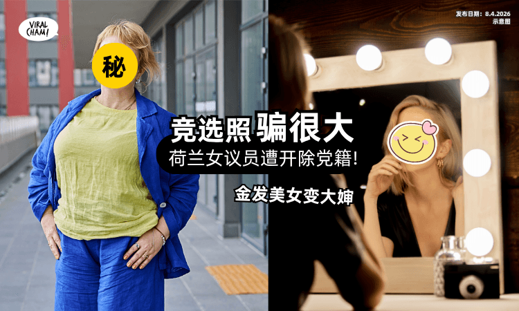 【这是同个人❓】女议员竞选照「骗很大⚡」最后遭开除党籍!