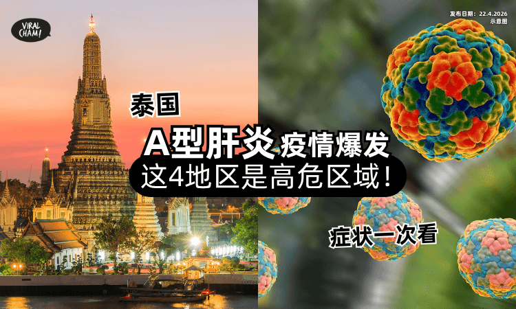 【注意这些症状❗】泰国「A型肝炎」疫情爆发⚡“4地区”是高危区域！