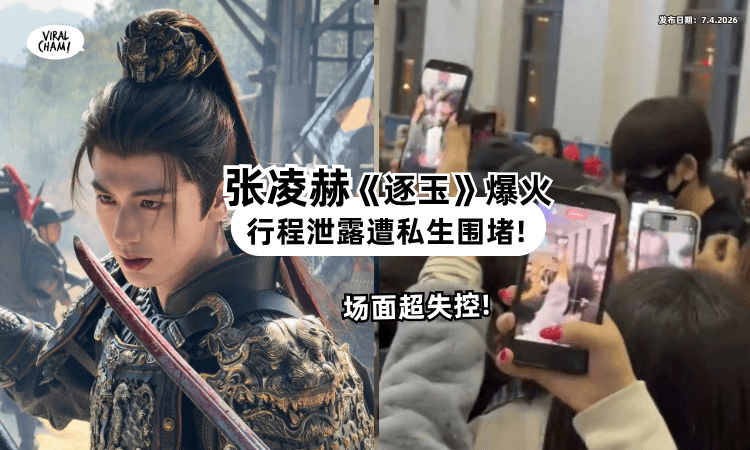 【“武安侯”人气高涨❗】遭私生拦车「贴脸狂拍」现场超失控⚡ 张凌赫不忍喊告!