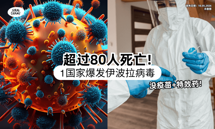 【死亡率极高❗】1国家爆发「伊波拉病毒」已致超80人亡⚡ 专家忧：毒株无疫苗可用！