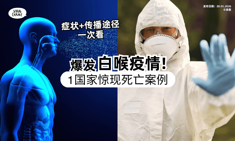 【透过口水传播❗】1国家惊爆“白喉”疫情⚡ 已出现「死亡病例」症状一次看！