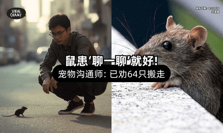【聊一聊就Gaodim❓】鼠患扰民「宠物沟通师」主动出击：已劝64老鼠搬走⚡
