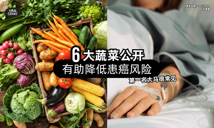 【有助降低患癌风险❗】这6大「健康蔬菜」公开⚡ 第一名在大马很常见！