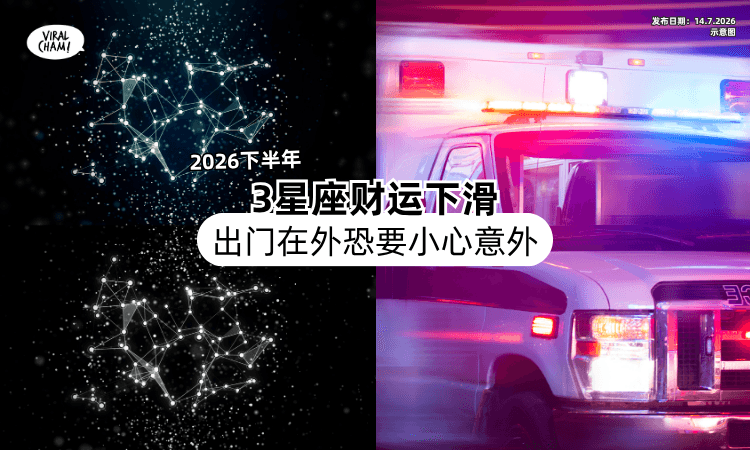 【下半年运势洗牌❗】3星座被点名「财运下滑⚡」出门在外恐要小心意外！