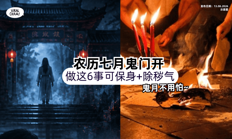 【鬼门开了❗️】农历七月「6大保身方法」一定要知道⚡️帮你祈福+除秽气！