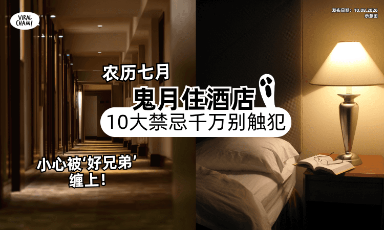 【千万不可触犯❗️】鬼月住酒店「10大禁忌⚡️」一不注意恐被“好兄弟”缠上！