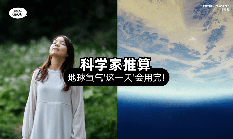 【氧气不是永久的❗】科学家推算「这一天⚡」地球Oxygen会用完!