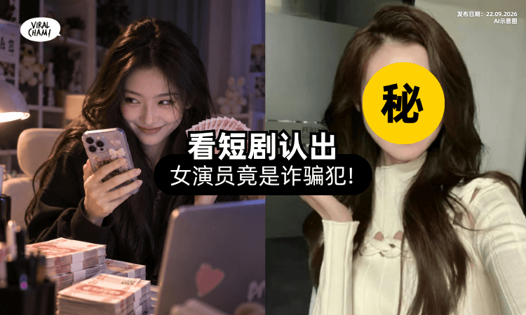 【女演员身份被认出❗】网友看短剧「发现诈骗犯⚡」疑多年前骗过多人!