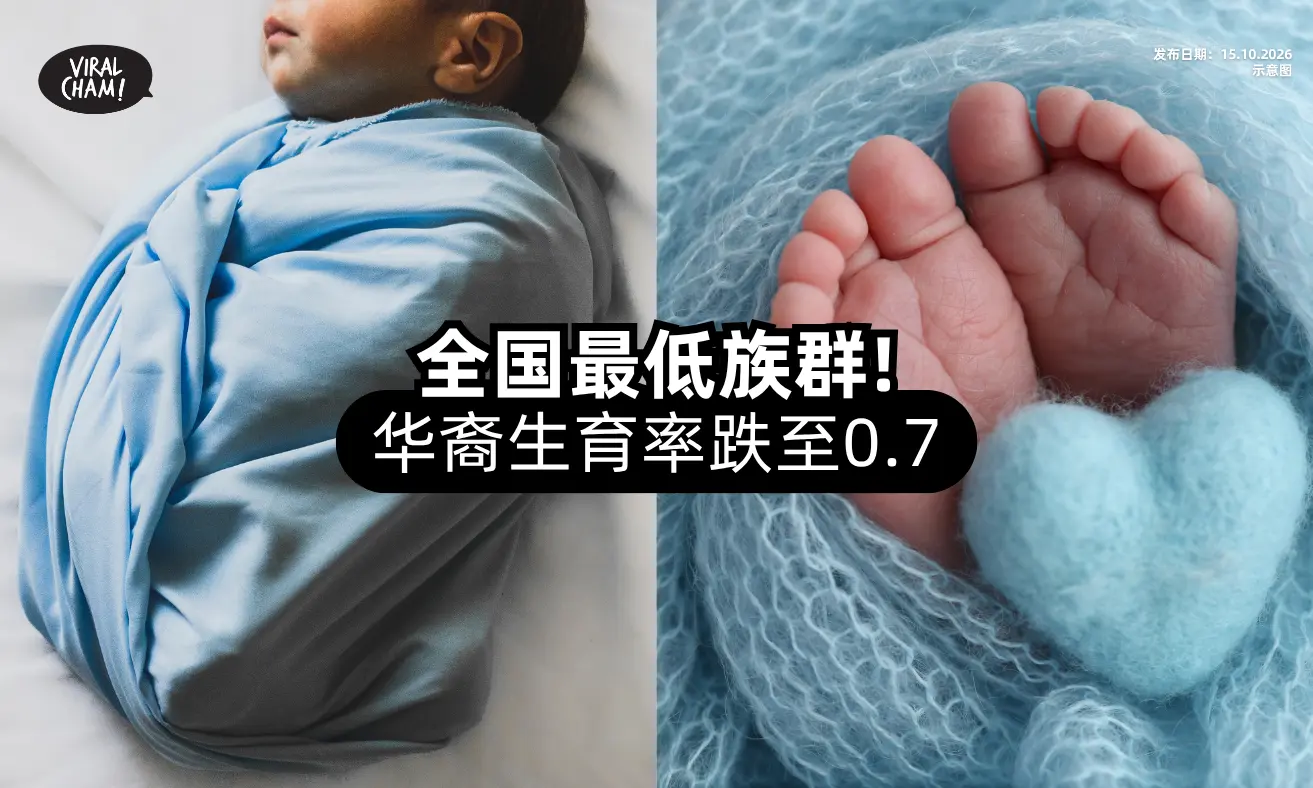 【全国最低族群❗】大马华裔「生育率」跌至0.7⚡