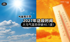 【超级厄尔尼诺来了❗️】气象局警告 : 2027年「这段时间🔥」大马恐突破40.1度！