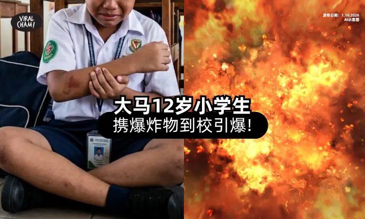 【大马“炸校”惊魂💥】12岁小学生「带爆炸物」到学校引爆❗