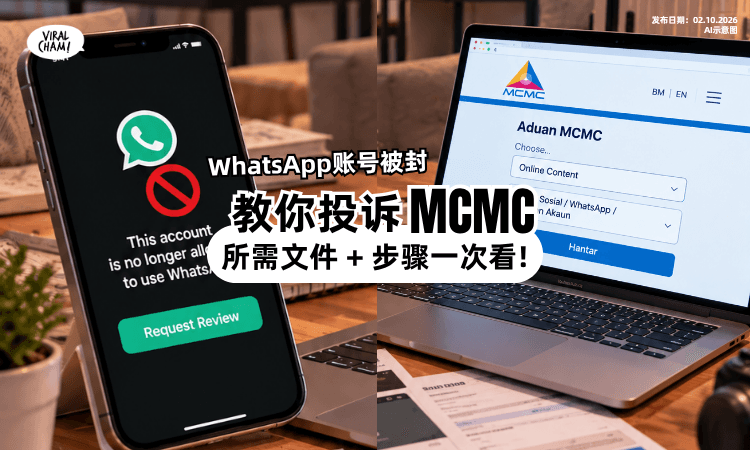 【WhatsApp账号被封❗】教你通过「MCMC投诉⚡」所需文件 + 步骤一次看!