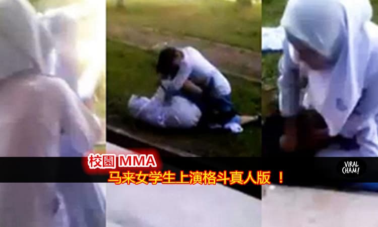 【马来女学生上演MMA格斗真人版】疑為男生大打出手！（內有影片）