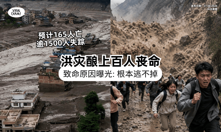 【165人亡、逾1500人失踪❗】尼泊尔西藏爆发山崩灾难⚡ 专家揭露「致命原因」:根本逃不掉!