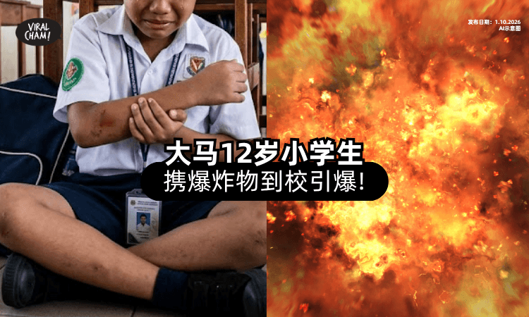 【大马“炸校”惊魂💥】12岁小学生「带爆炸物」到学校引爆❗